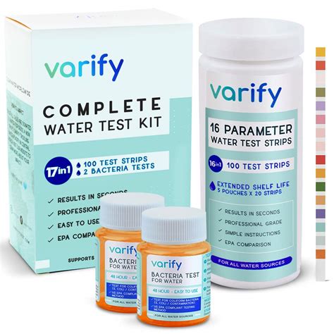 lowe's water hardness test kit|verify complete water test kit.